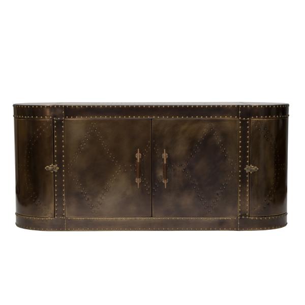 Aviator Sideboard - Jet Brass - The Furniture Mega Store