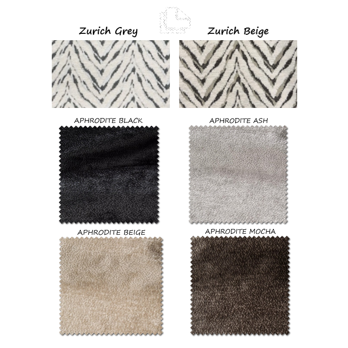 Aaron Round Accent Footstool - Choice Of Static or Swivel Base - The Furniture Mega Store