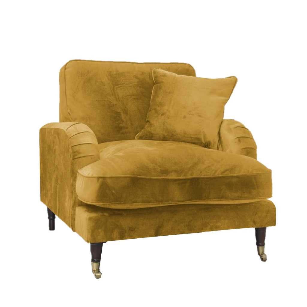 Rupert Velvet Armchair Choice Colours