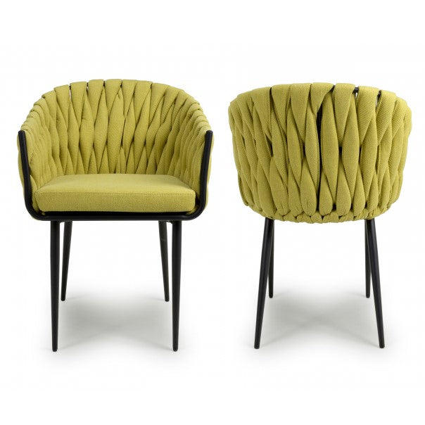 Pandora Braided Dining Chairs Sold Pairs