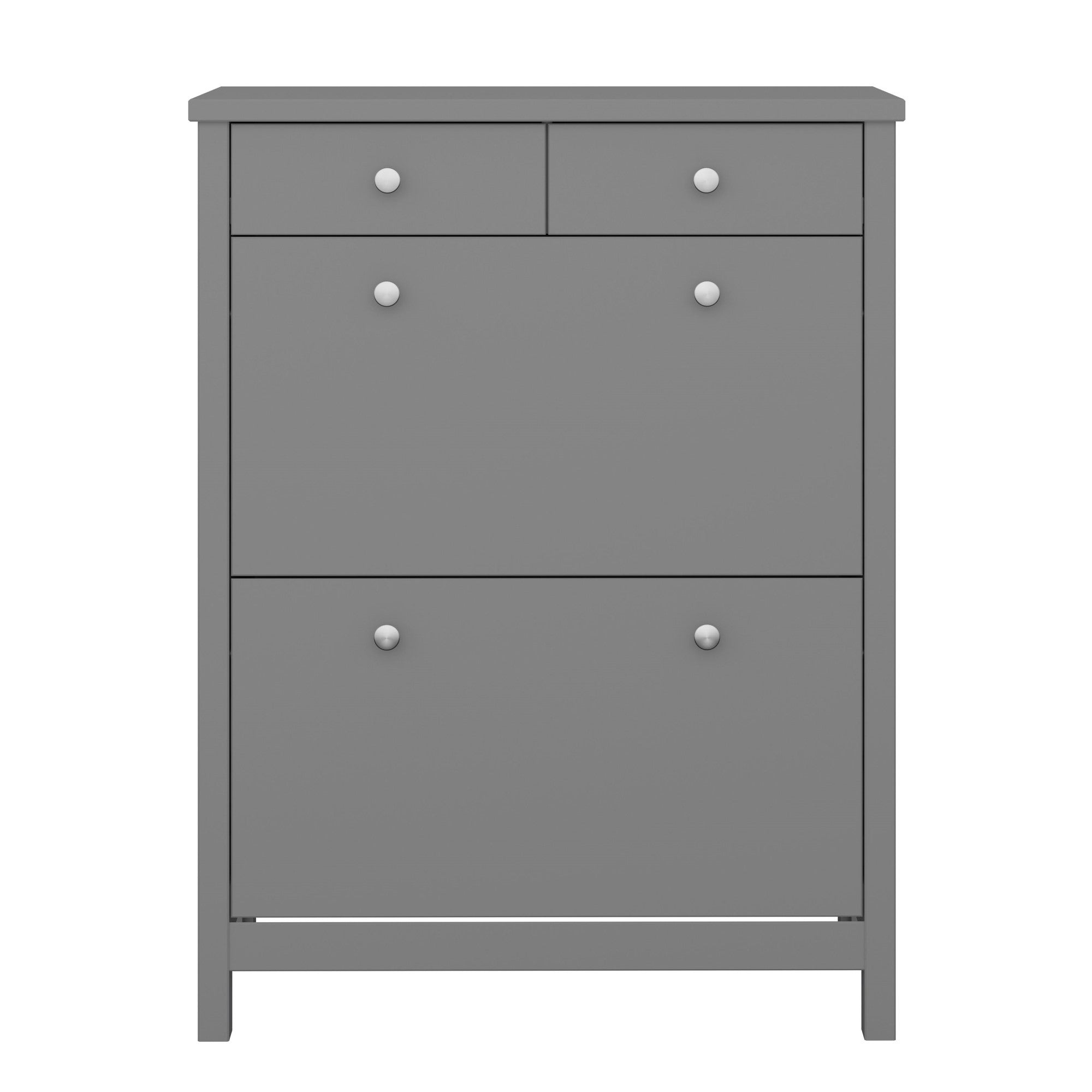 Shoe Cabinet 2 Flip Down Doors & 2 Drawers Folkestone