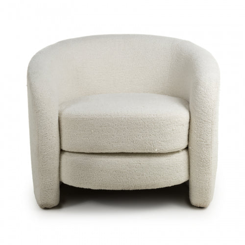 Vanilla Boucle Accent Tub Chair