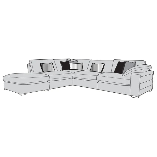 Benz 2 Corner 1 / 1 Corner 2 - Luxury Feather Or Fibre Flex Seats