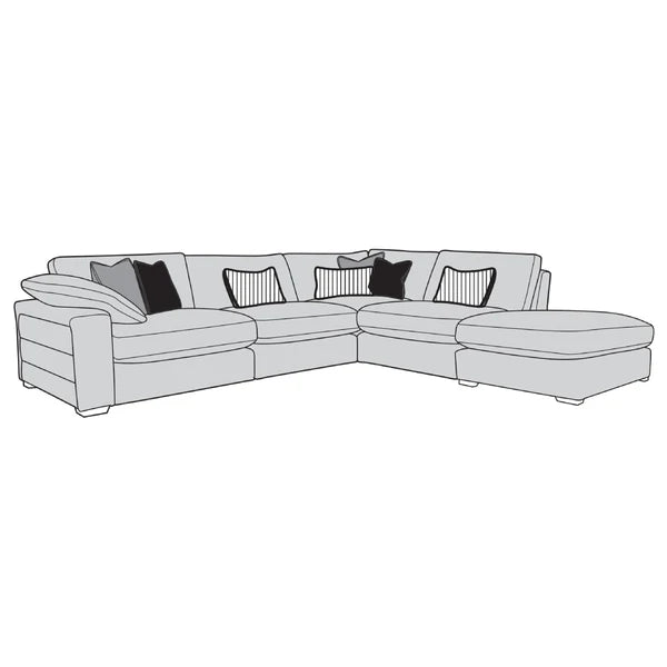 Benz 2 Corner 1 / 1 Corner 2 - Luxury Feather Or Fibre Flex Seats