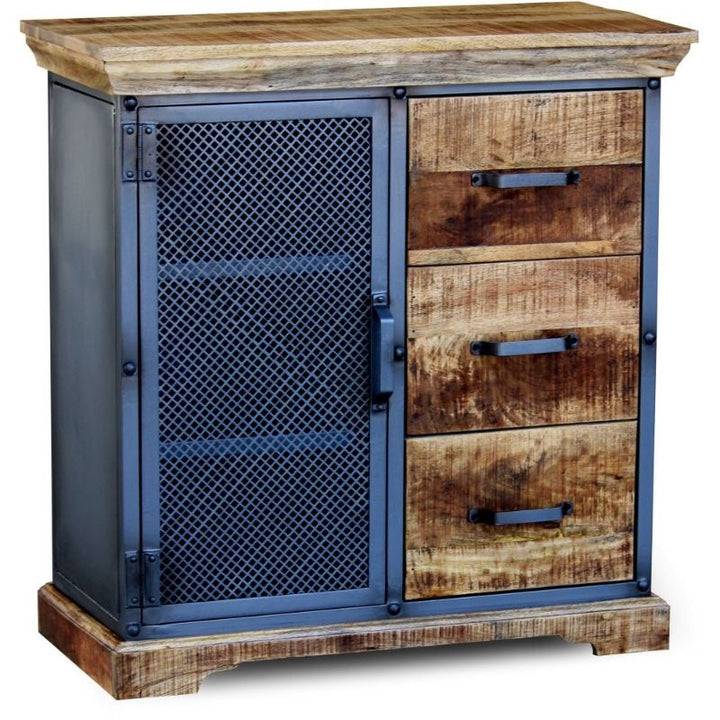 Metro Mango Wood Small Sideboard - The Furniture Mega Store 