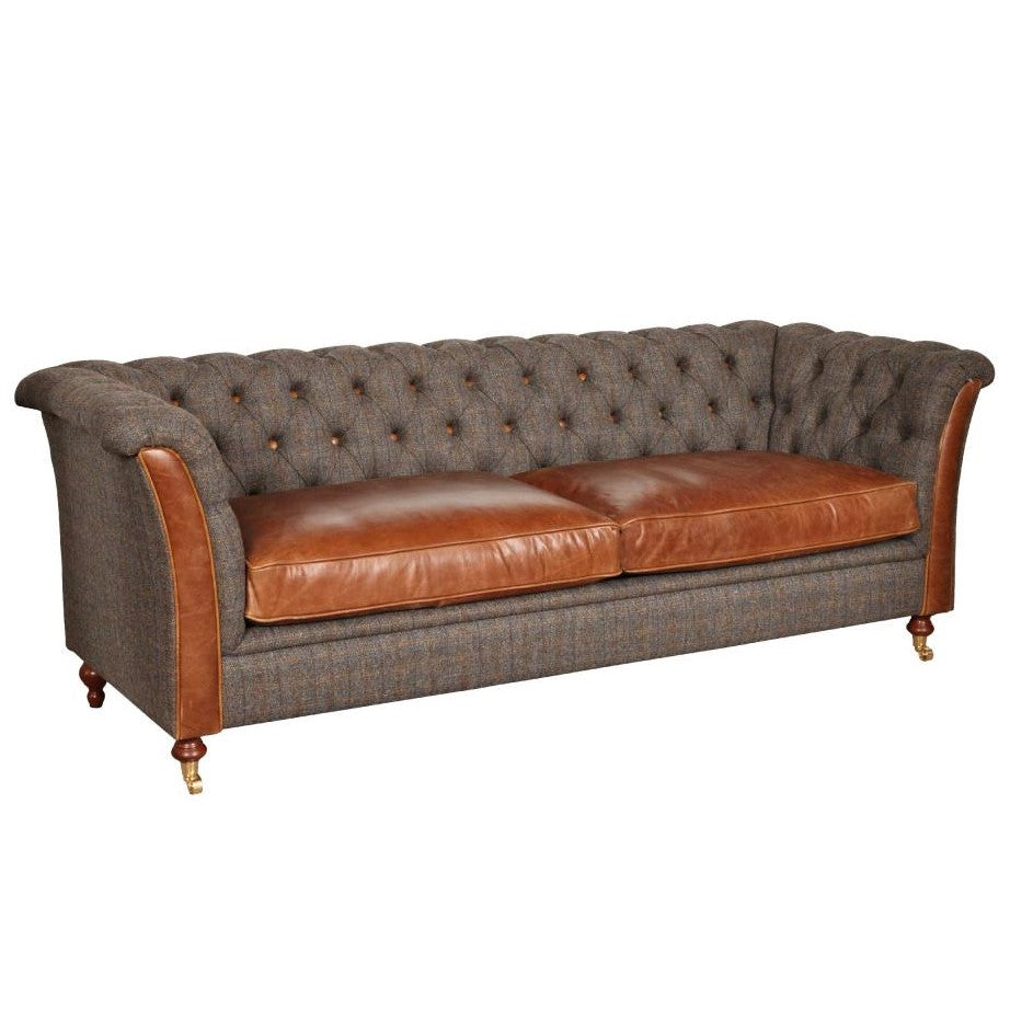 Louis Heritage Chesterfield Sofa Collection - Harris Tweed & Vintage ...