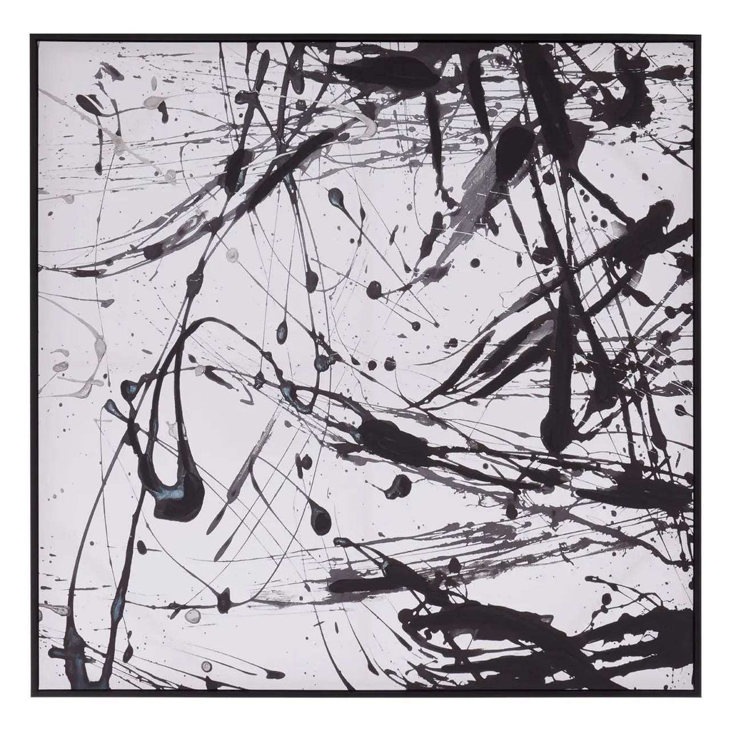 Astratto & White Oil Paint Wall Art