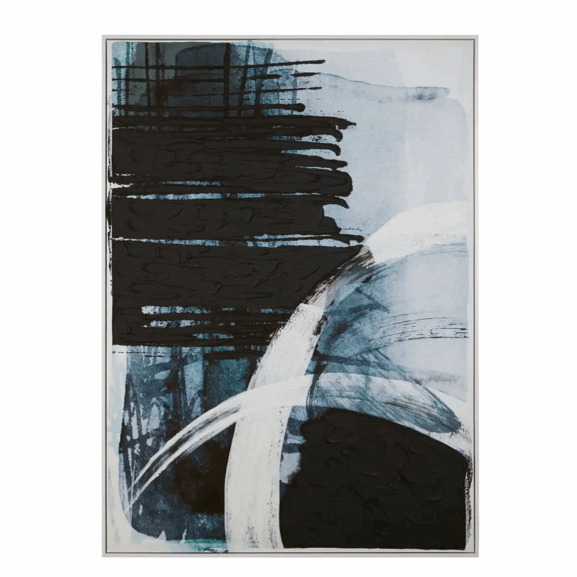 Astratto Abstract Blue & Wall Art