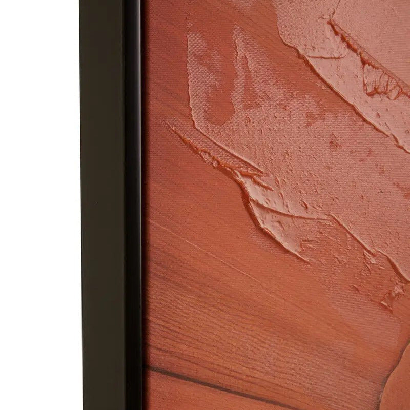 Astratto Multi Colour Abstract Textured Framed Wall Art - Interior Envy