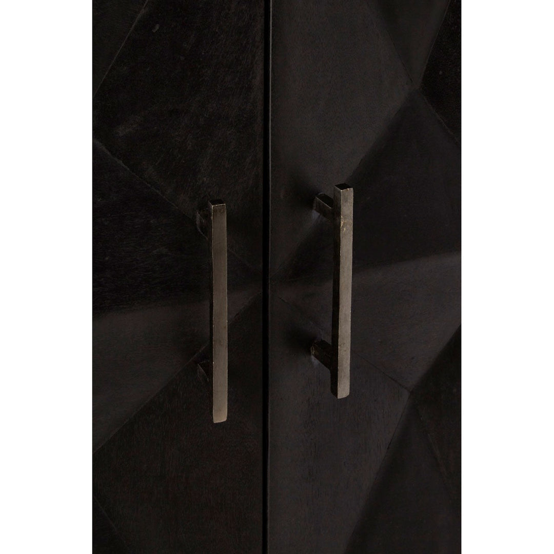 Sabari Hand Crafted Mango Wood Cabinet - The Furniture Mega Store 