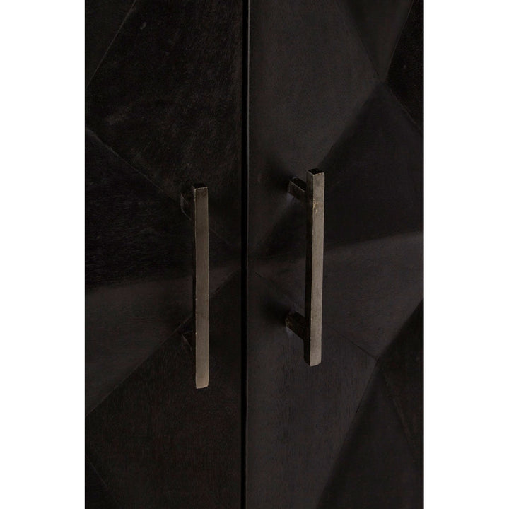 Sabari Hand Crafted Mango Wood Cabinet - The Furniture Mega Store 