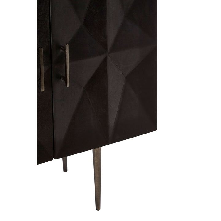 Sabari Hand Crafted Mango Wood Cabinet - The Furniture Mega Store 