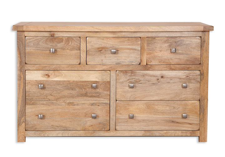 Odisha Mango Wood 7 Draw Chest - Interior Envy