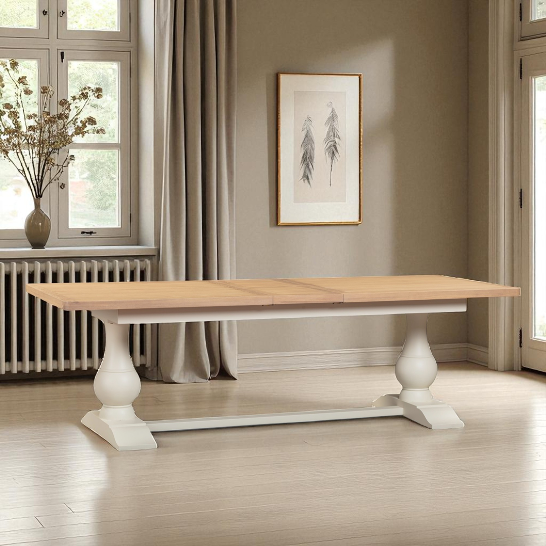 Toulon Large Rectangular Extending Dining Table
