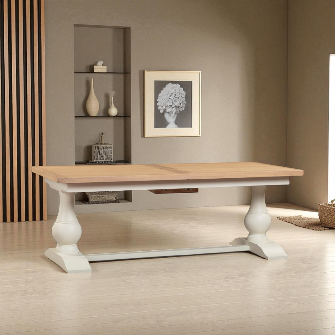 Toulon Large Rectangular Extending Dining Table
