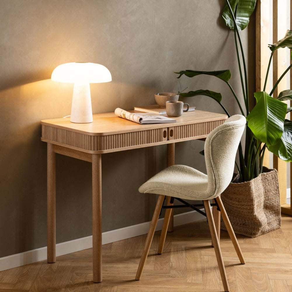 Langley Oak Office Desk - Interior Envy