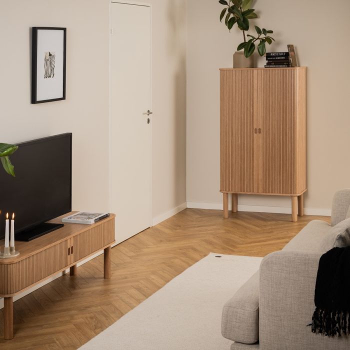 Langley Oak Cabinet - Interior Envy