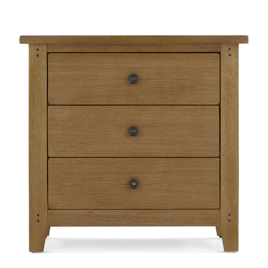 Barnham Oak 3 Drawer Chest Drawers