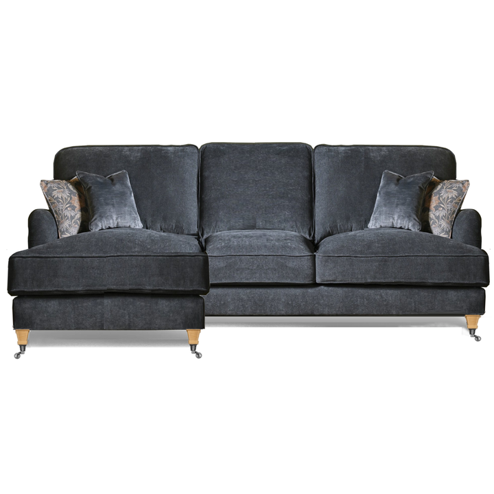 Beatrix Fabric Corner Sofa Collection - Choice Of Size, Fabrics & Feet - Interior Envy