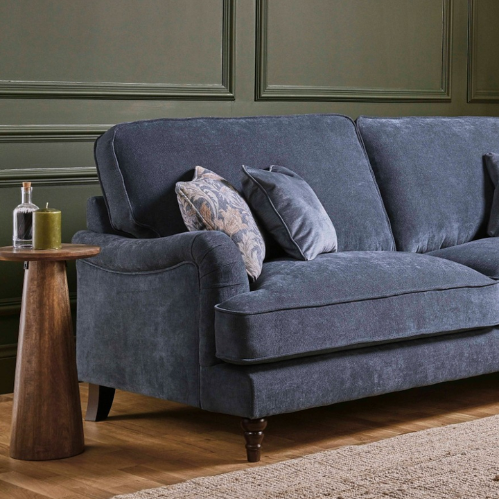 Beatrix Fabric Corner Sofa Collection - Choice Of Size, Fabrics & Feet - Interior Envy