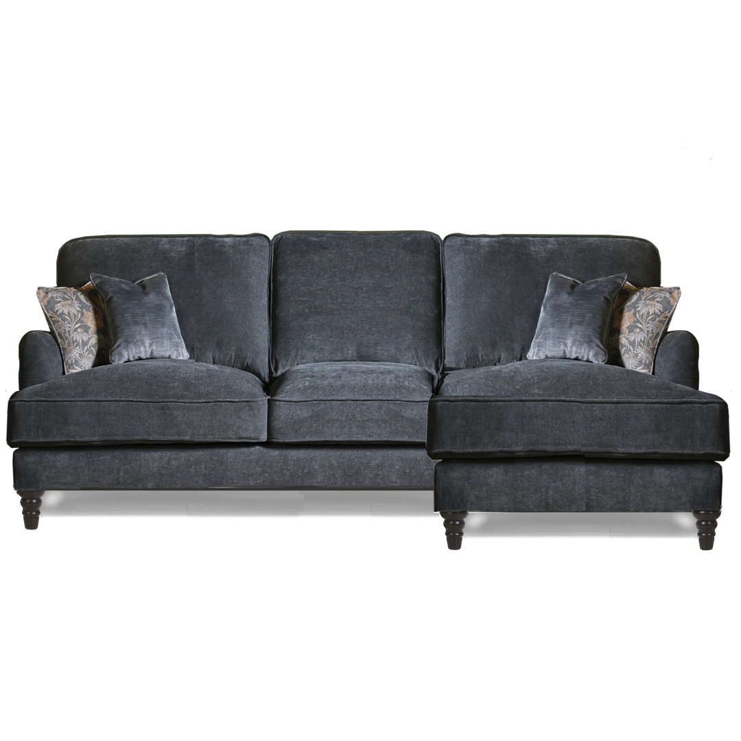 Beatrix Fabric Corner Sofa Collection - Choice Of Size, Fabrics & Feet - Interior Envy
