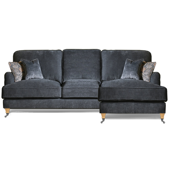Beatrix Fabric Corner Sofa Collection - Choice Of Size, Fabrics & Feet - Interior Envy