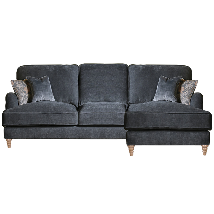 Beatrix Fabric Corner Sofa Collection - Choice Of Size, Fabrics & Feet - Interior Envy
