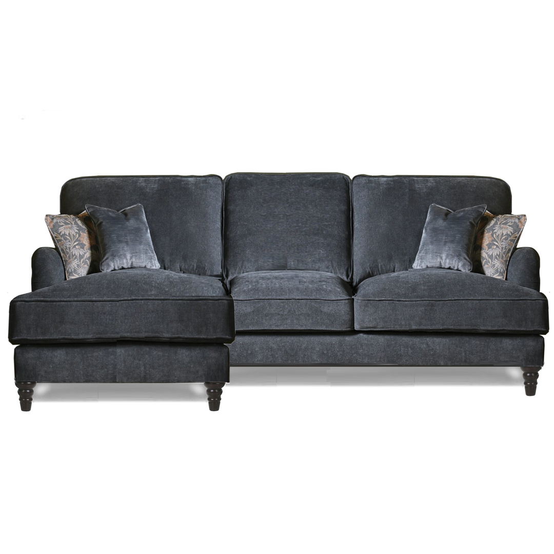 Beatrix Fabric Corner Sofa Collection - Choice Of Size, Fabrics & Feet - Interior Envy