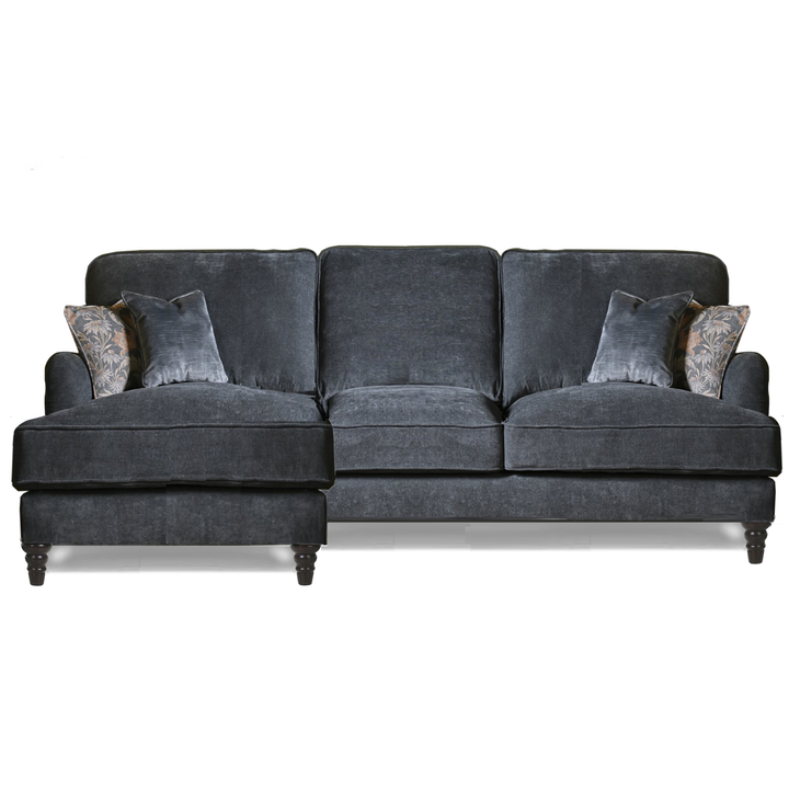 Beatrix Fabric Corner Sofa Collection - Choice Of Size, Fabrics & Feet - Interior Envy