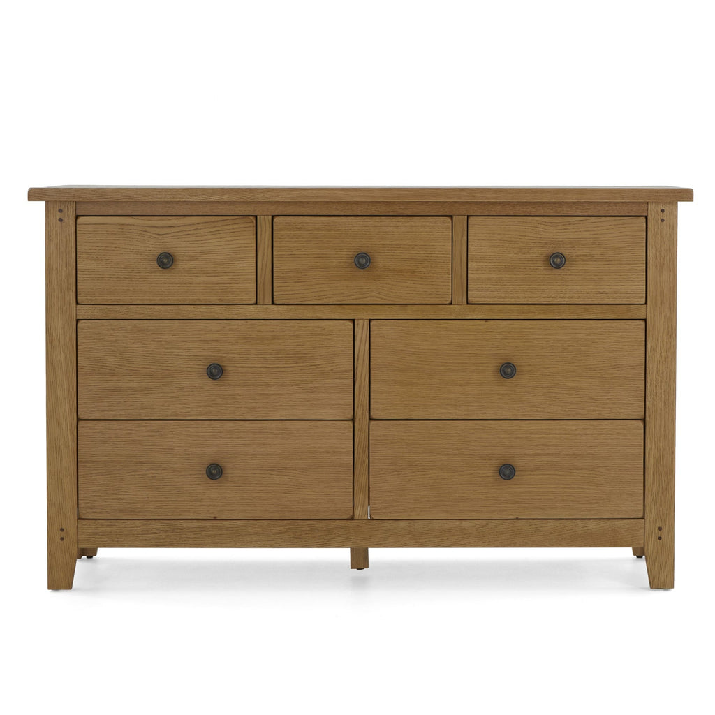 Barnham Oak 3 Over 4 Chest Drawers
