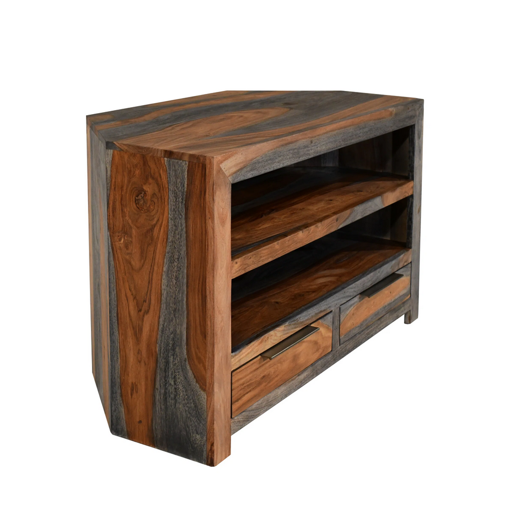 Goa Cube Corner TV Unit - Interior Envy