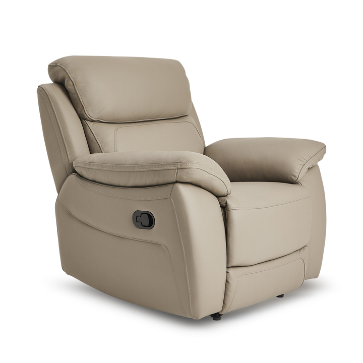 Dallas Leather Recliner Armchair Collection - Choice Of Manual or Power Function - Interior Envy