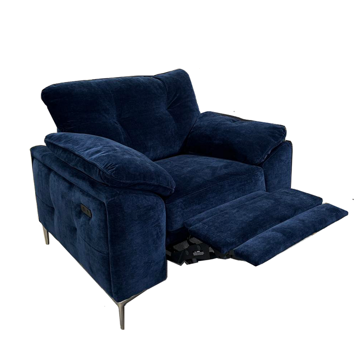 Elsie Armchair & Love Chair - Fixed or Power Recliner-Built In USB/USB-C Charging Ports - Interior Envy