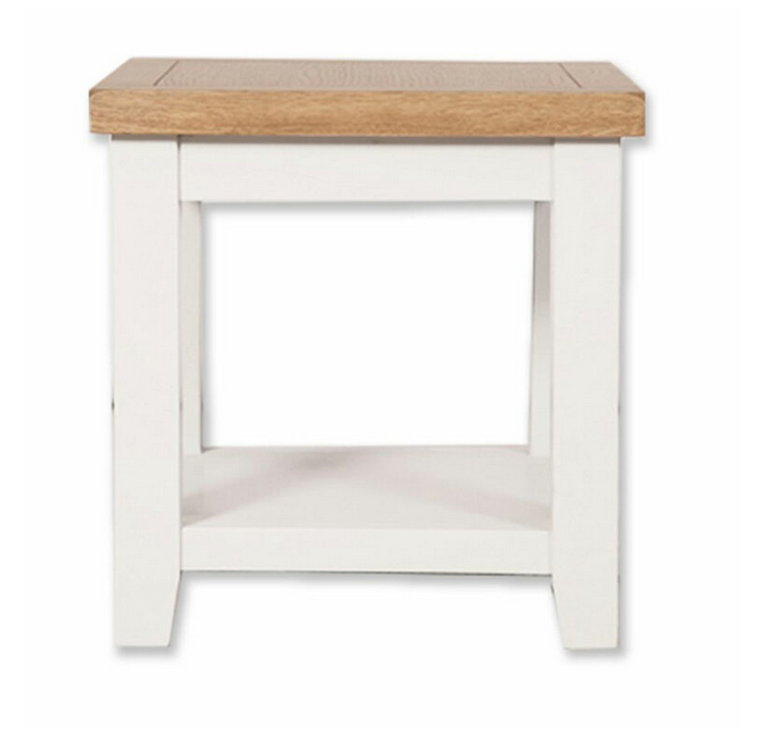 St.Ives Painted & Oak Lamp Table
