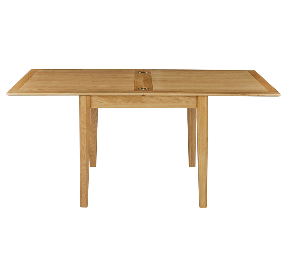 Bath Oak Flip Top Extending Dining Table  85cm - 170cm - The Furniture Mega Store 