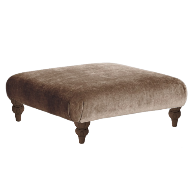 Horatio Footstool - Choice Of Fabrics - Interior Envy