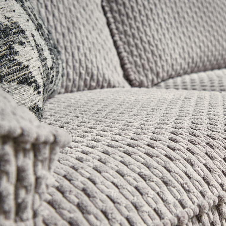 Lilith Fabric Chaise Corner Sofa - Choice Of Fabrics & Feet - Interior Envy