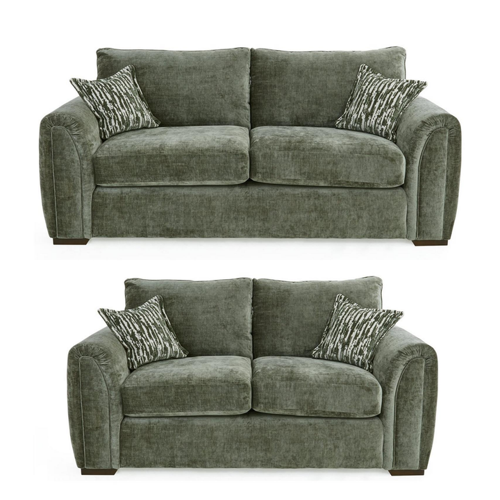 Utopia 3 Seater & 2 Seater Fabric Sofa Set - Interior Envy