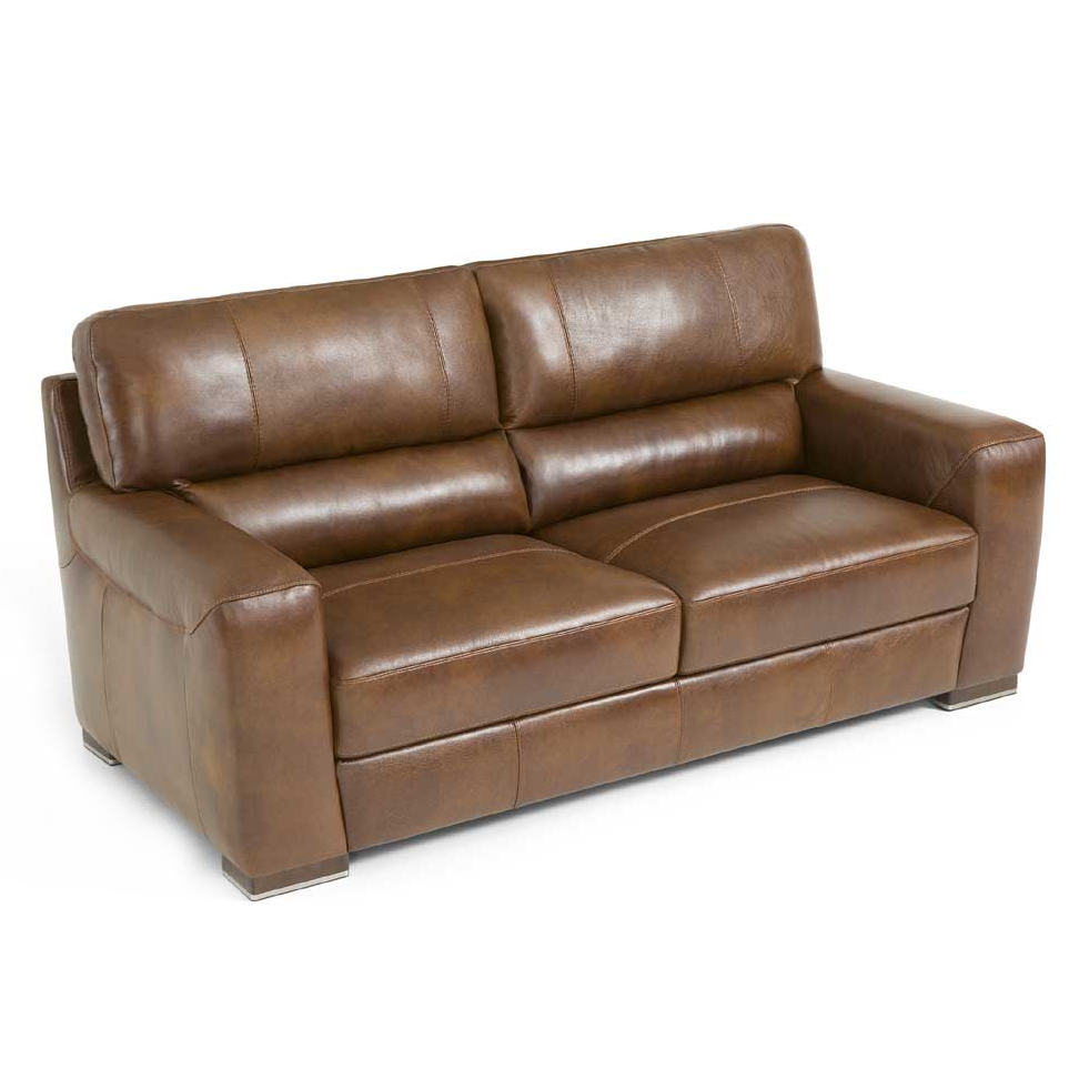 Lucca Italian Leather Sofa Collection - Optional Power Recliner, Sizes ...