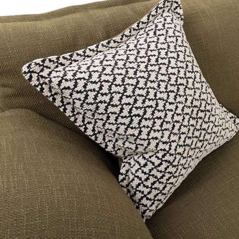 Lennox Fabric Pillow Edge Modular Corner Sofa