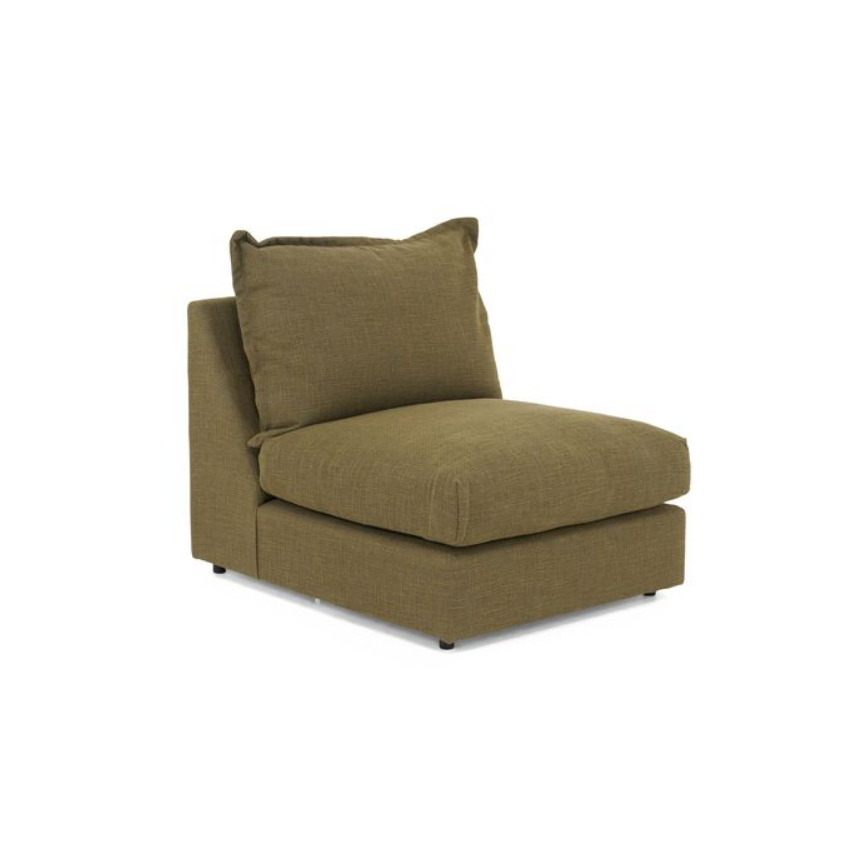 Lennox Fabric Pillow Edge Modular Corner Sofa