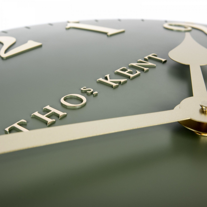 Allure Lichen Green Round Wall Clock - 51cm - Interior Envy