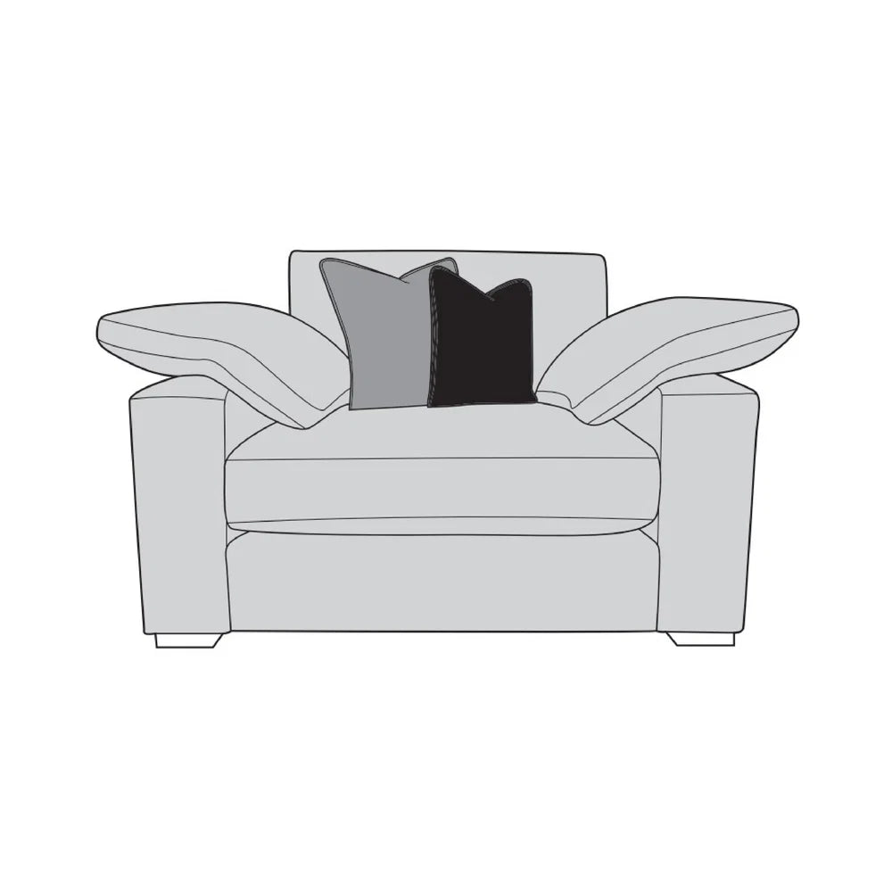 Benz Love Chair -  Luxury Feather or Fibre Flex Seats