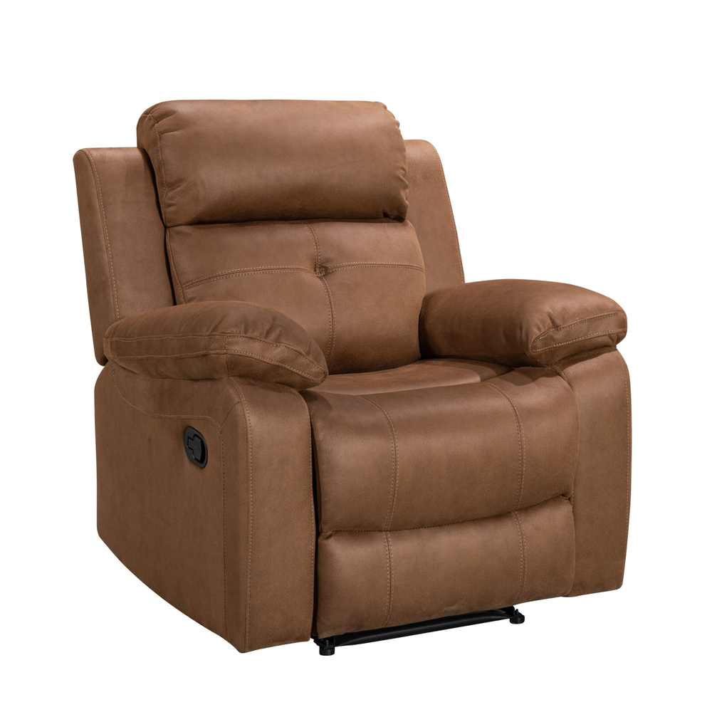 Berlin Fabric Manual Recliner Armchair - Choice Of Colours - Interior Envy