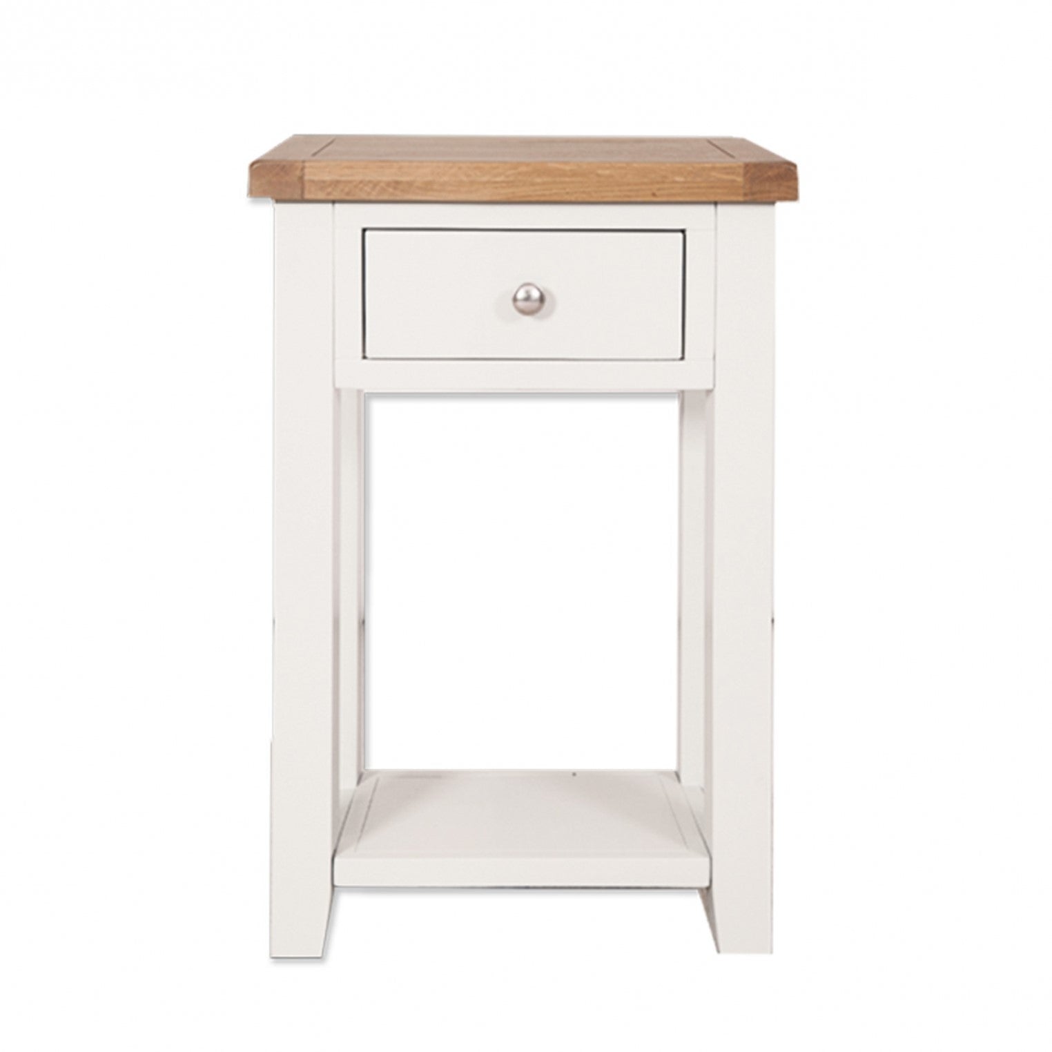 St.Ives Painted & Oak 1 Drawer Slim Console Table