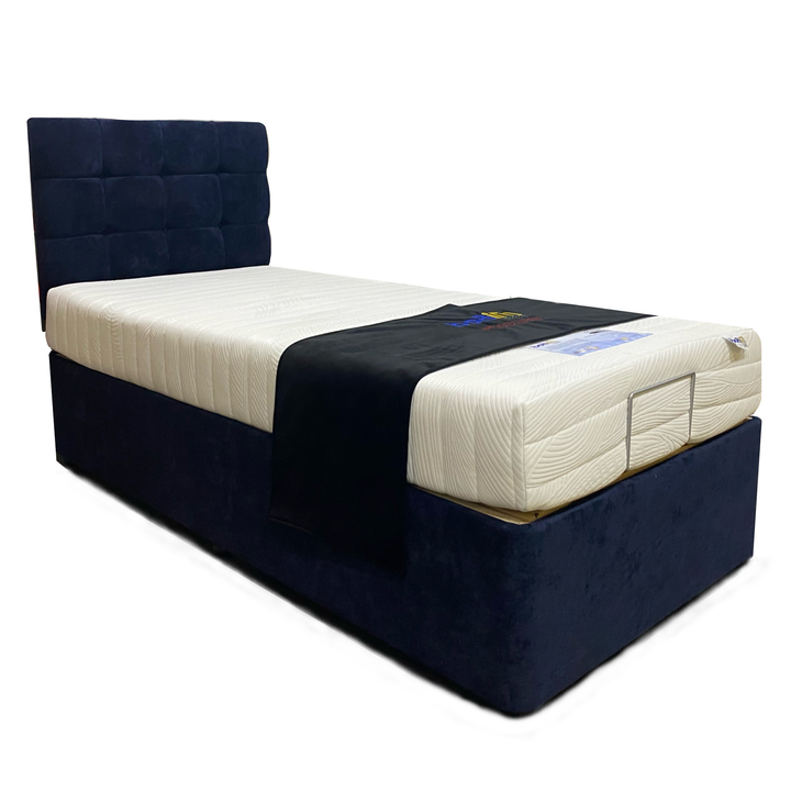 MiBed Memory Foam Adjustable Bed, Mattress & Headboard - 3ft Single - Interior Envy