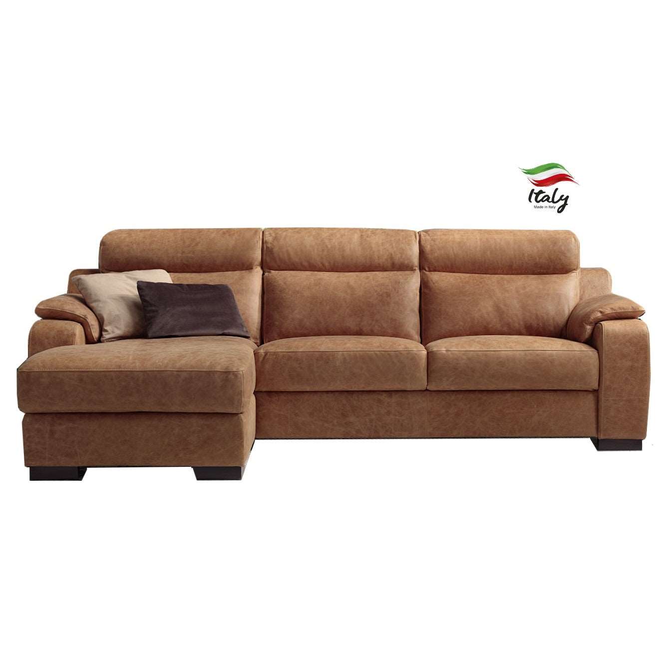 Ethos Italian Leather Chaise Corner Sofa Collection Choice Leathers