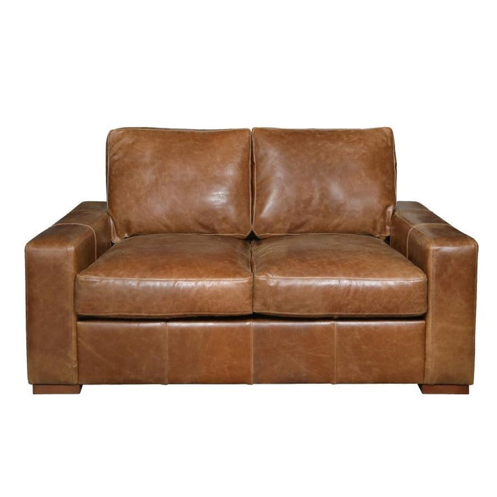 Chatsworth Vintage Leather Sofa & Chair Collection - Choice Of Leathers & Feet - The Furniture Mega Store 