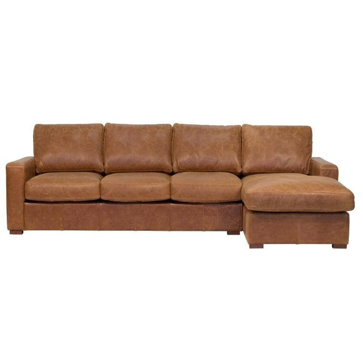 Chatsworth Vintage Leather Sofa & Chair Collection - Choice Of Leathers & Feet - The Furniture Mega Store 