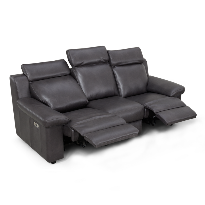 Surano Luxury Italian Leather Power Recliner Collection - Choice Of Size & Leather - Interior Envy